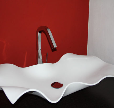 Washbasin Fazzoletto - Solid Surface