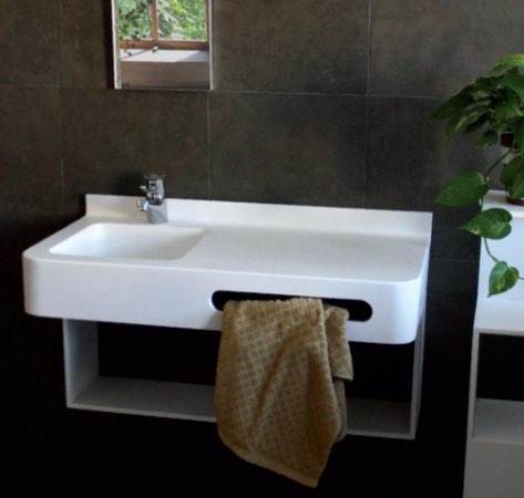 Omnibus Line - washbasin in Solid Surface